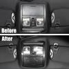 Car Roof Reading Light Lamp Cover Trim Carbon Fiber Decoration Protector Sticker  for Dodge Challenger 2010-2025 Car Accessories