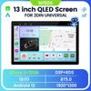 13-Inch Android Car Navigator with Wireless CarPlay Compatibility