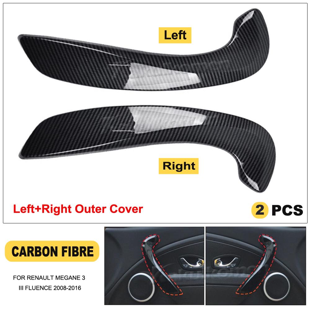 Per Renault Megane 3 III Fluence 2008-2016 Interno Anteriore Sinistro Destro Maniglia Interna Porta Esterna Copertura 809600015R 197012651