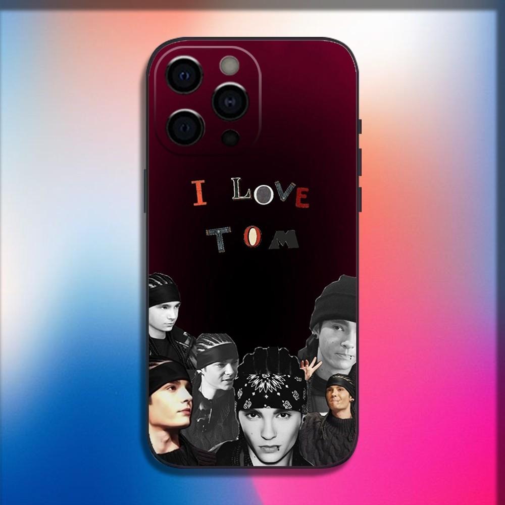 Singer T-Tom Bill Kaulitz Phone Case For iPhone 16,15,14,13,12,11,Pro,X,XS,Max,XR,Plus,Mini Soft Black Cover