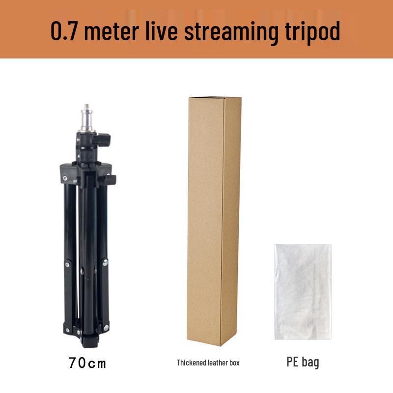 Photography Light Stand & Mobile Phone Tripod – 2.1m Adjustable Floor & Desktop Bracket for Live Streaming