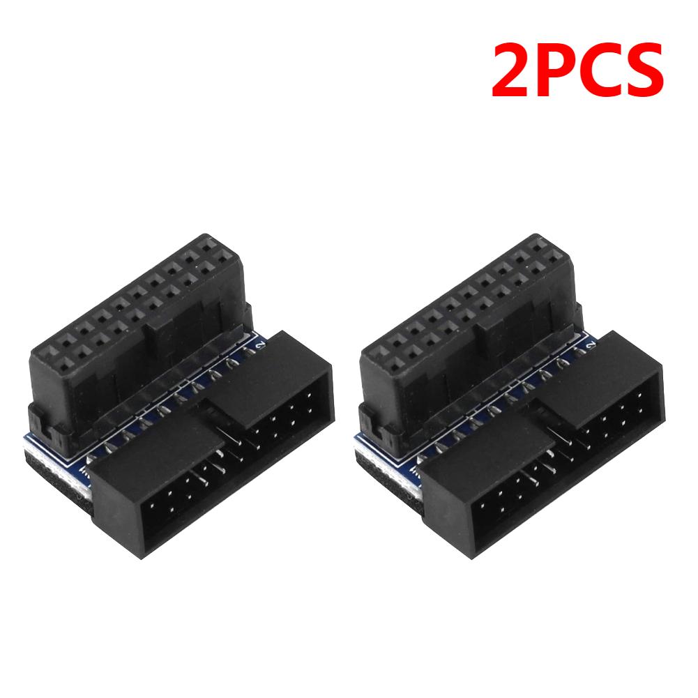 

1/2/3 шт. для материнской платы USB3.0 20-контактный удлинитель-адаптер типа C с углом 90 градусов, адаптер питания