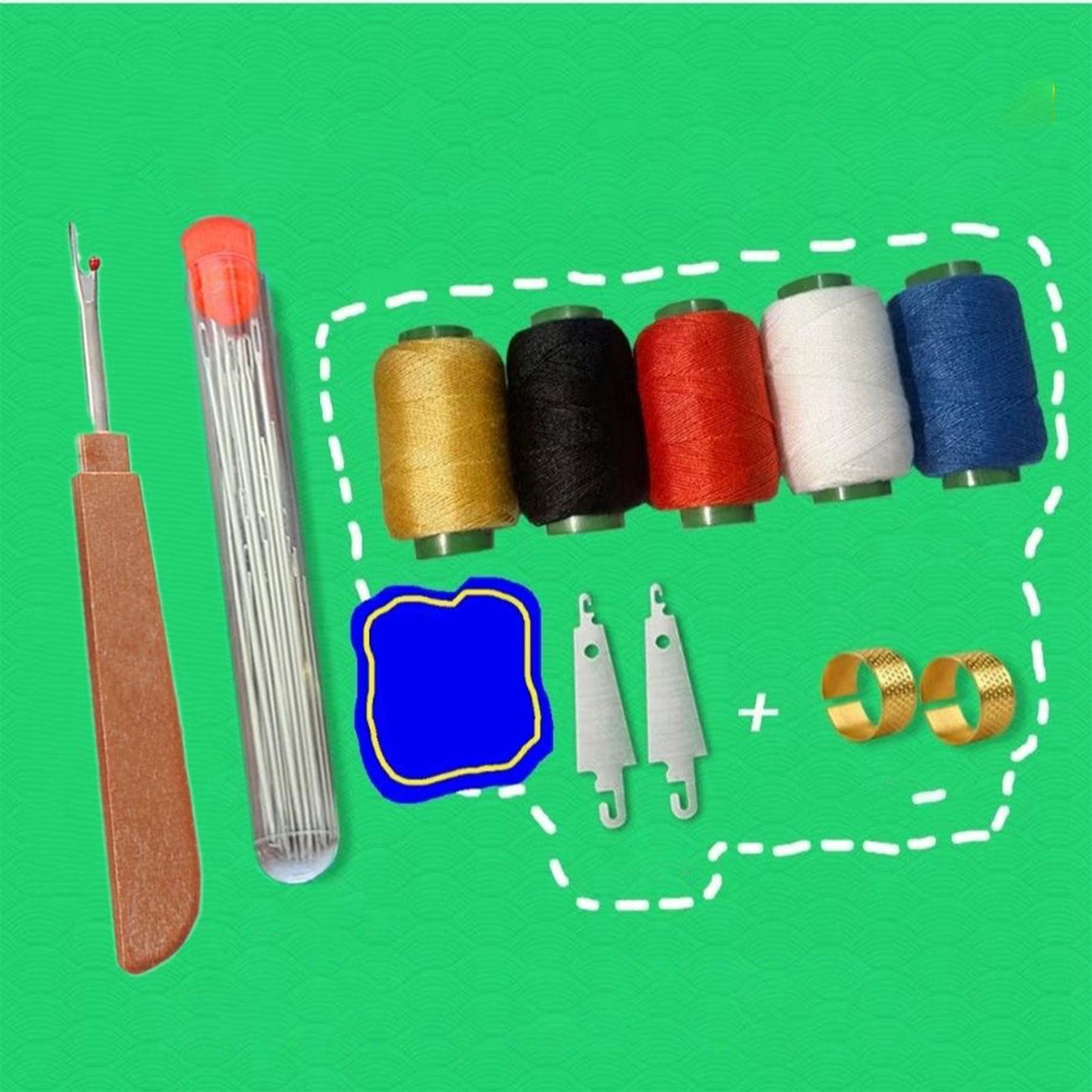 

36pcs Sewing Needles Large Eye Needles with Thread Multi Size Clothing Sewing Embroidery Cross Needle Kits Home Thread Tool CN
