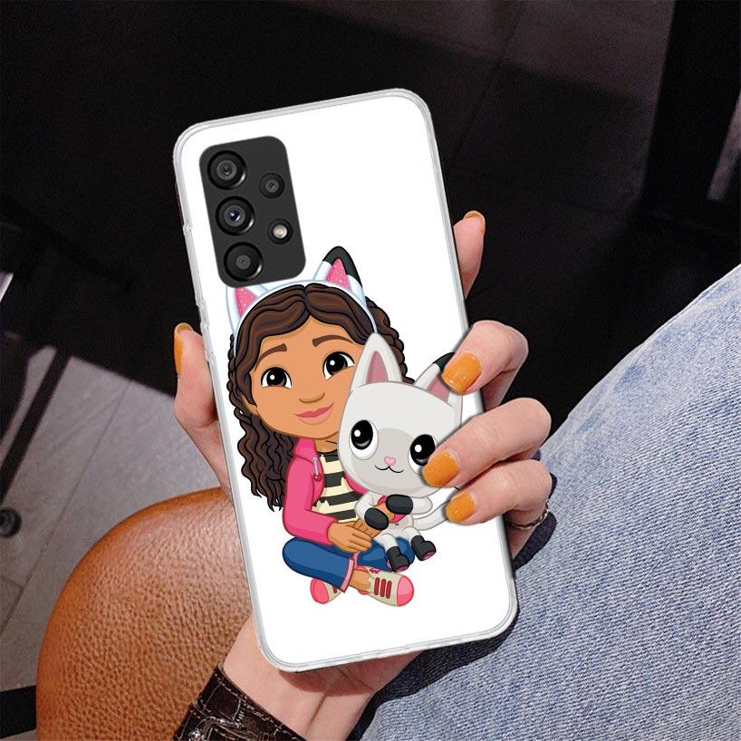 Cartoon Gabbys Dollhouse Phone Case For Samsung Galaxy A52 A32 A22 A12 A51 A31 A50S A30S A20S A10S Note 20 Ultra 10 Plus S10 A72