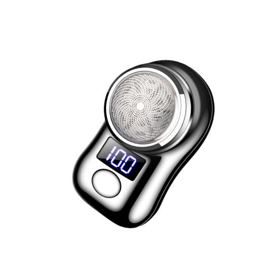 Mini Men Electric Shaver, LED Display Waterproof Wet And Dry Pocket Size Razor, USB Rechargeable Cordless Beard Trimmer