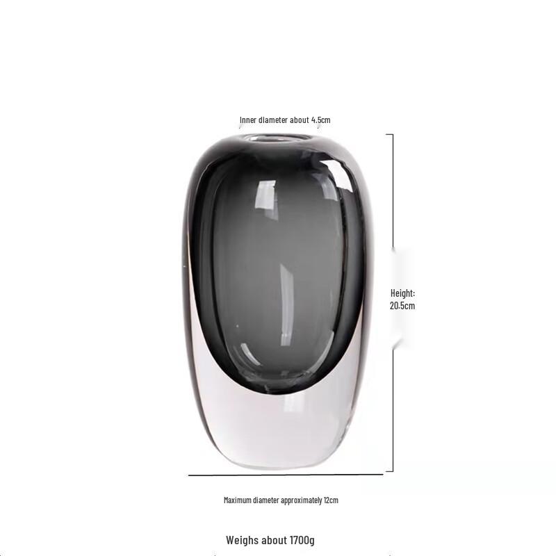 Ruijie Minimalist Crystal Glass Vase
