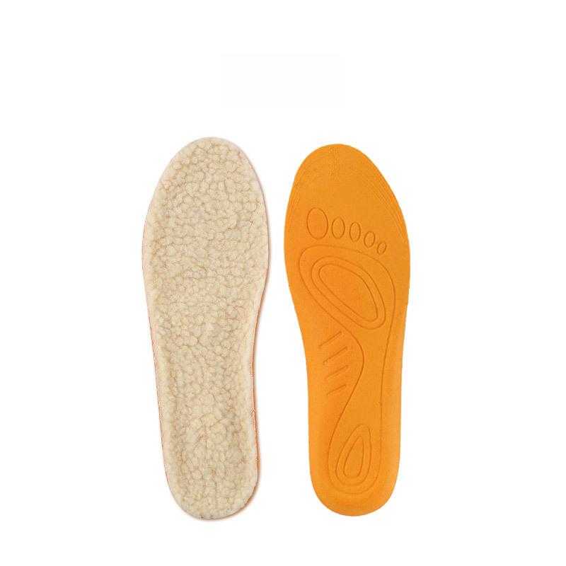 

New Lamb Wool Warm Insole Korean Cotton Massage Shock-absorbing Lamb Wool Winter Sports Insole (43-46 yards)