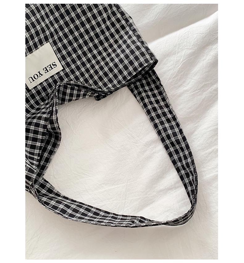 Women's Plaid Commuter Tote: Stylish, Versatile, Large-Capacity Shoulder Bag