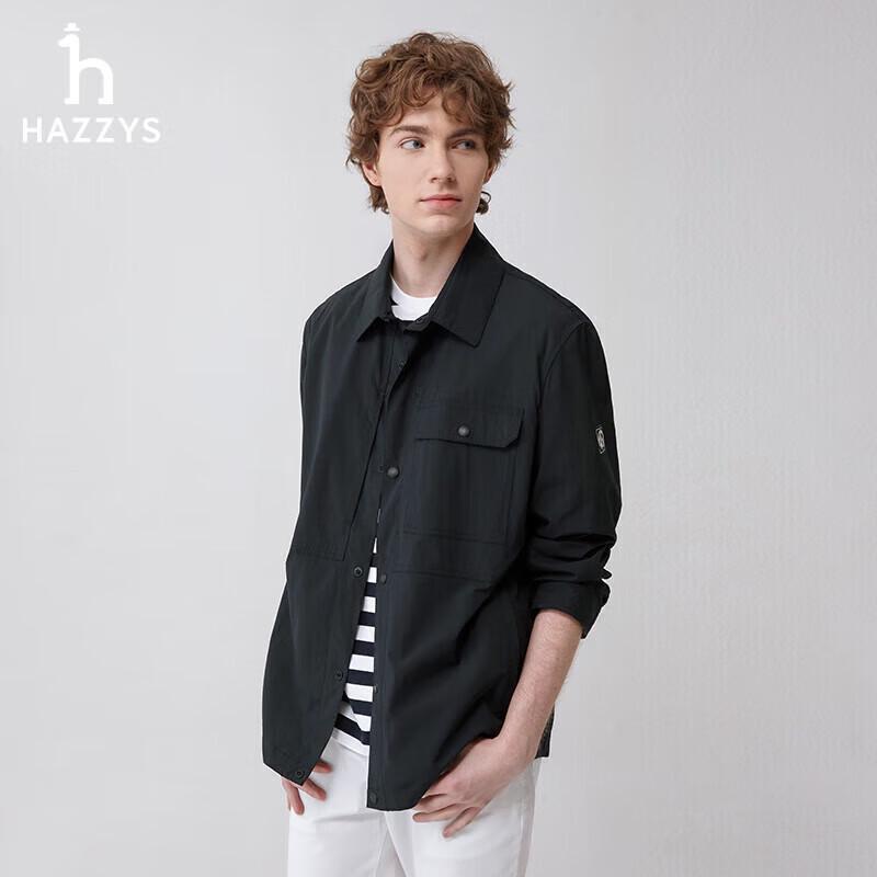 HAZZYS Men's Lapel Work Jacket
