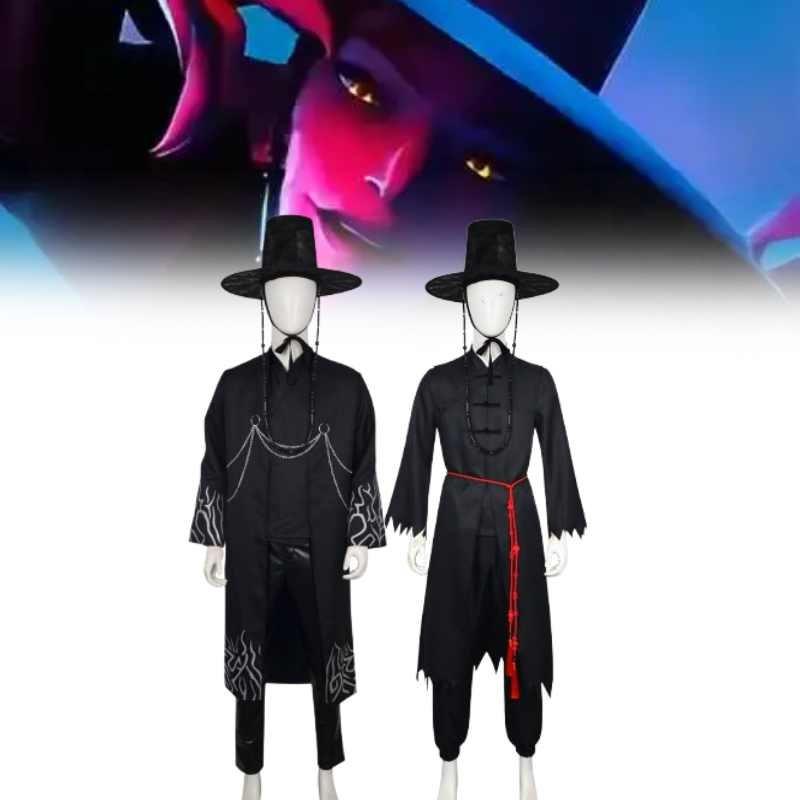 Hunters Demon Kpop Saja Boys Cosplay Costume Stage Singing Suit Halloween Party