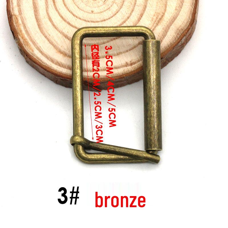 Handmade Metal Pin Roller Buckle: DIY Hardware & Adjustment Accessories