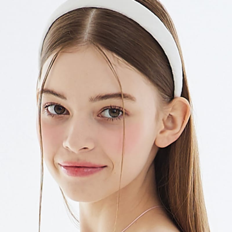 VVV Cotton Lace Volume Hairband _ White