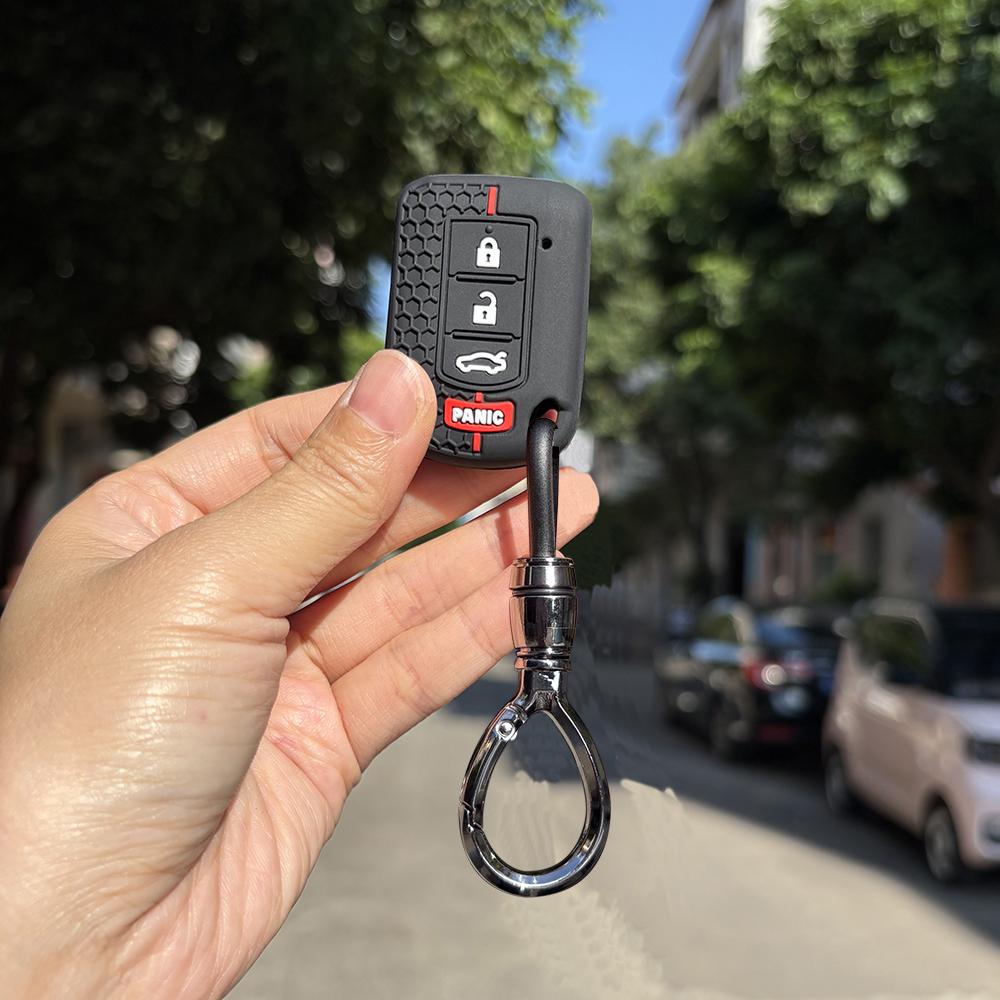 Soft Key Case For Mitsubishi L200 Eclipse Cross Ash Space Star Outlander Lancer Galant Mirage Keychain Car Key Caps