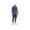 Under Armour Rush ColdGear Seamless Solid High Waist Three-Quarter Tights Men Tights Dark-Blue 1379284-410