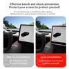 For Tesla Model Y Juniper Model 3 Highland Full Coverage Protective Frame Edge Cover Anti Scratch Silicone Screen Protector