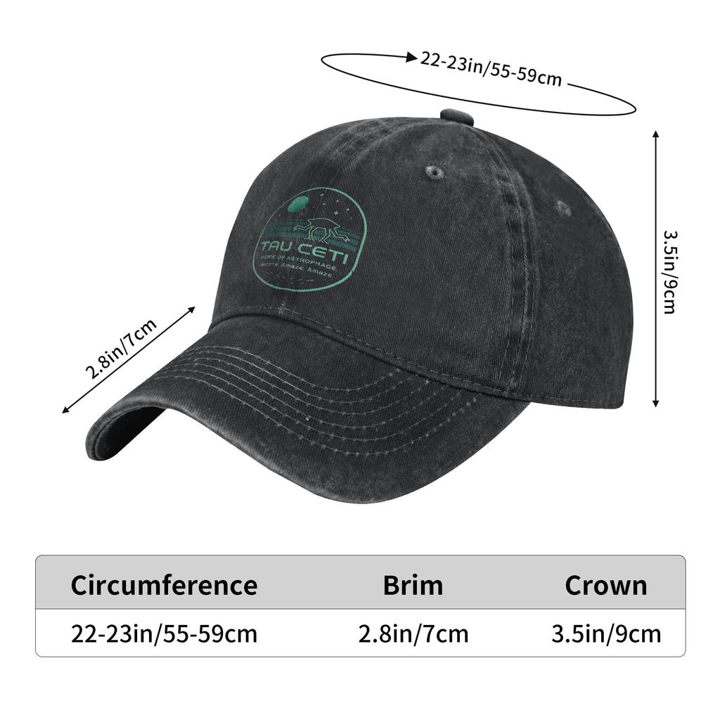 Project Hail Mary College University Baseball Cap Vintage Distressed Washed Sun Cap Unisex All Seasons Travel Adjustable Cap