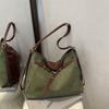 Herbst und Winter neue Retro-Tote-Bag mit großer Kapazität für Damen, lässig, einfach, für Pendler, Einzel-Schulter-, Doppel-Schulter-Umhängetasche