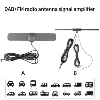1pc Universal DAB+FM Radio Antenna Signal Amplifier Aerial Plug Play VHF UHF Auto Antenna Mayitr For JVC Kenwood Sony Alpine