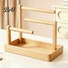 Hair Band Organizer Wooden Headband Holder Stand, Accessories Tray for Hairbands, Scrunchies, Wood Storage Rack Ties, Bows & Clips, Jewelry