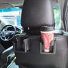 Hooked cup holder, mobile phone stand, multi-functional seat hook for vehicles, in-car storage chair back set of products