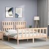 Solid Wood Bed Without Mattress 160x200 Cm Pine Wood