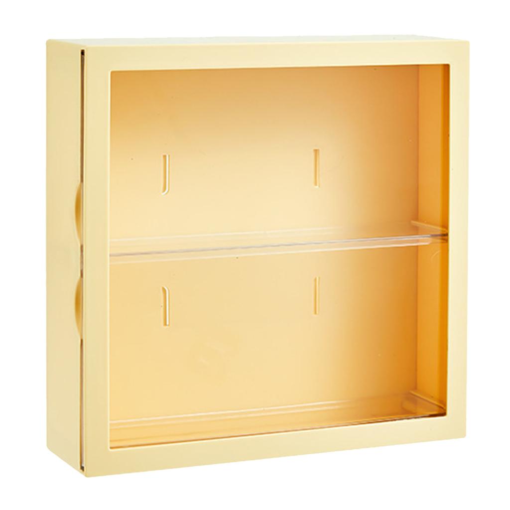 Wall Mounted Showcase Blind Box Figures Display Case Handicraft Storage Display Rack Dust Proof Doll Toy Storage Box