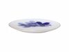 Okura Pottery Blue Rose 19cm Dessert Made in Plate, Japan, 33h/8211