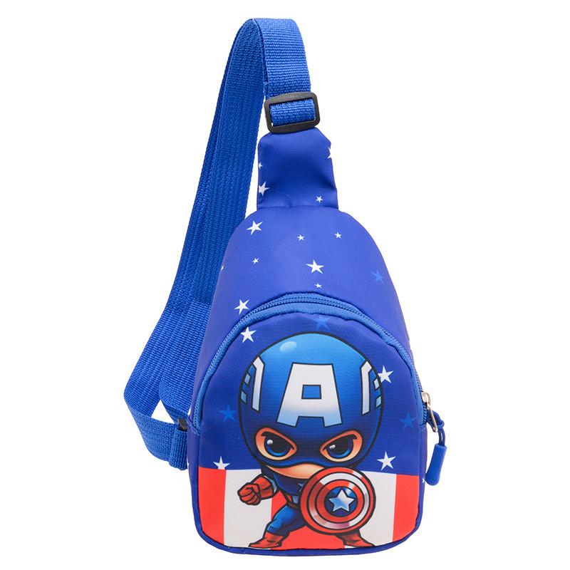

Frozen Kids Mini Cartoon Chest Bag With Breathable Nylon For Daily School Wear Style A