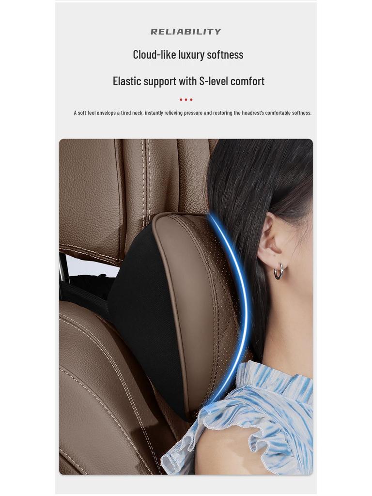 Crown Land Cruiser Headrest & Lumbar Support Cushions for 12th-14th Gen
