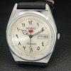 REFURBISHED SEIKO 5 AUTOMATIC 6309A JAPAN MENS VINTAGE SILVER WATCH a442585-1