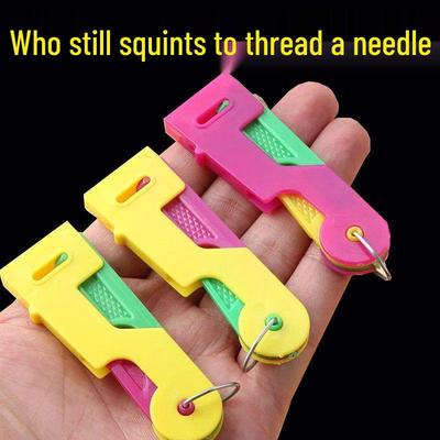 Portable Automatic Needle Threader - Quick Sewing Tool for Seniors