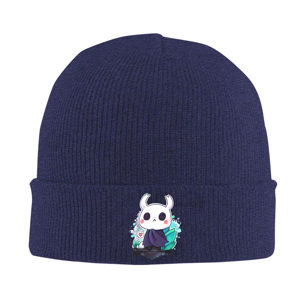 Kawaii Cute Game Hats Autumn Winter Skullies Beanies Fashion Hollow Knight  Cap Female Male Acrylic Knitted Caps
