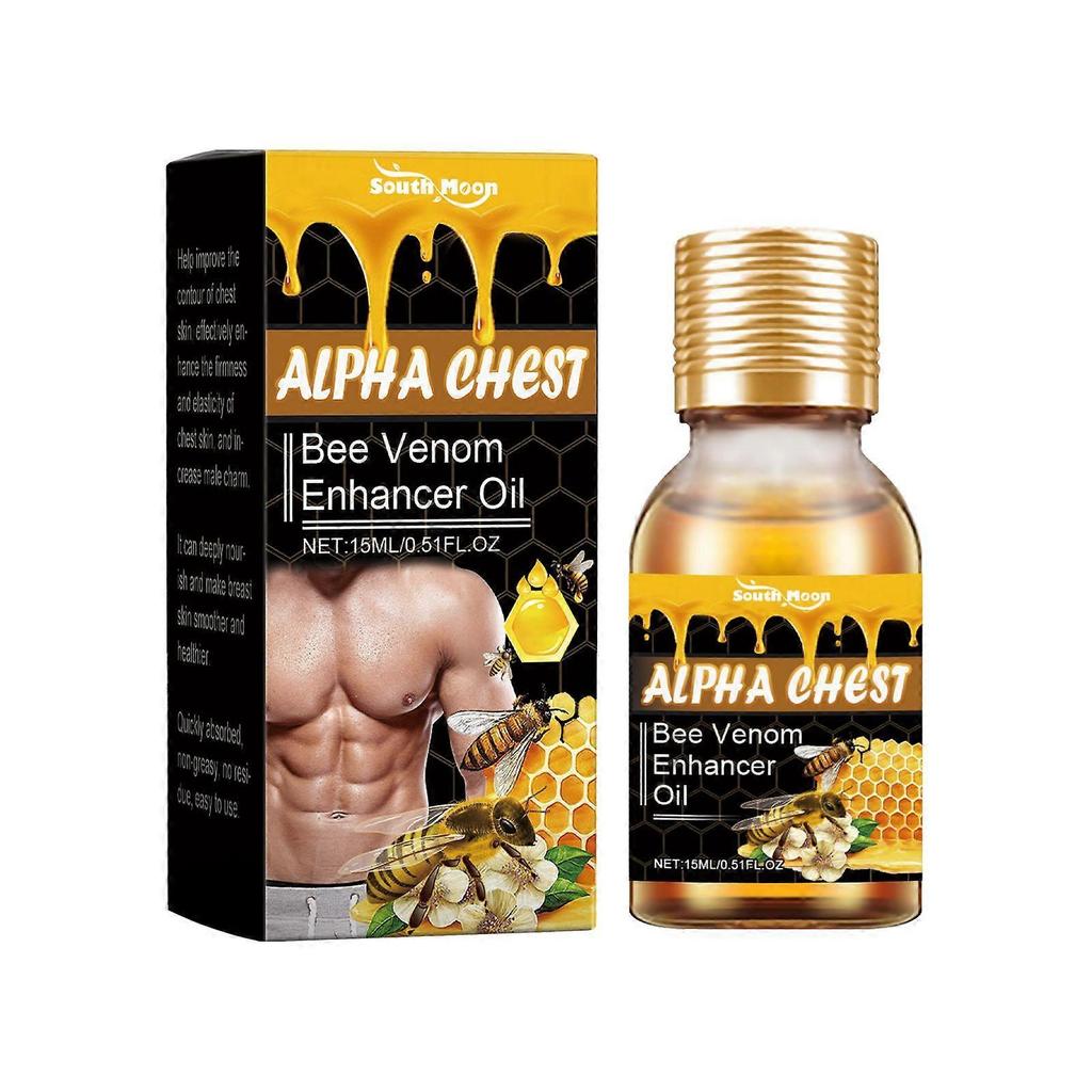 South moon men's chest shaping oil - enhances chest contour, firms skin, body sculpting oil for for daily skin care daily care