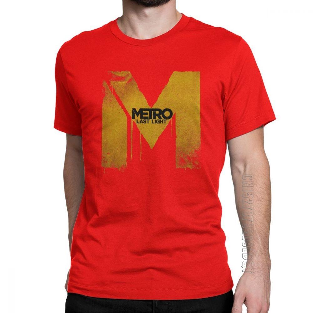 Metro TShirt LL Logo Exodus Gas Mask Toxic Games Unisex T Shirt Funny Pure Cotton Male Tshirt Tee Shirt O Neck Graphic Tops S