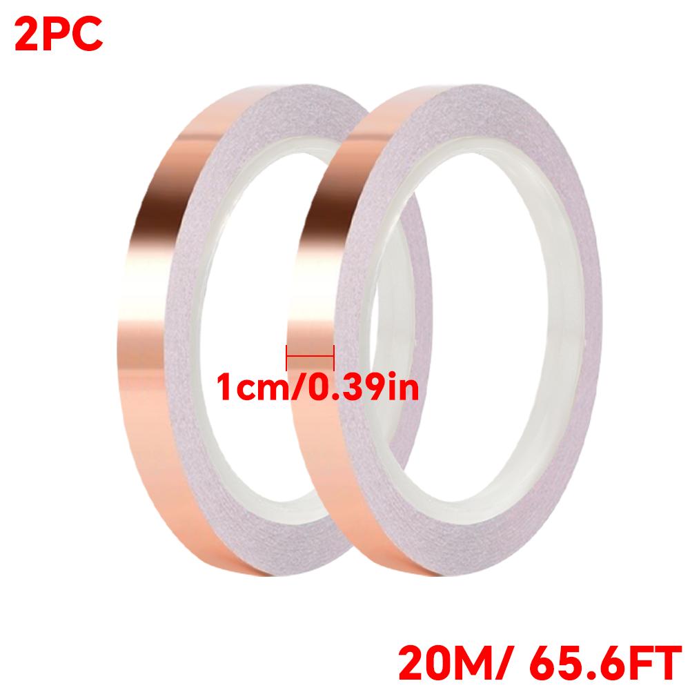 Copper Foil Tape, Double-sided Conductive Interference Shielding, Sluice Worm and Snail Barrier Insect Repellent Device