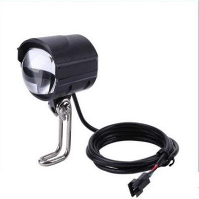 2-in-1 Led Headlight Electric Bicycle Scooter Waterproof Front Light With Horn Accessories