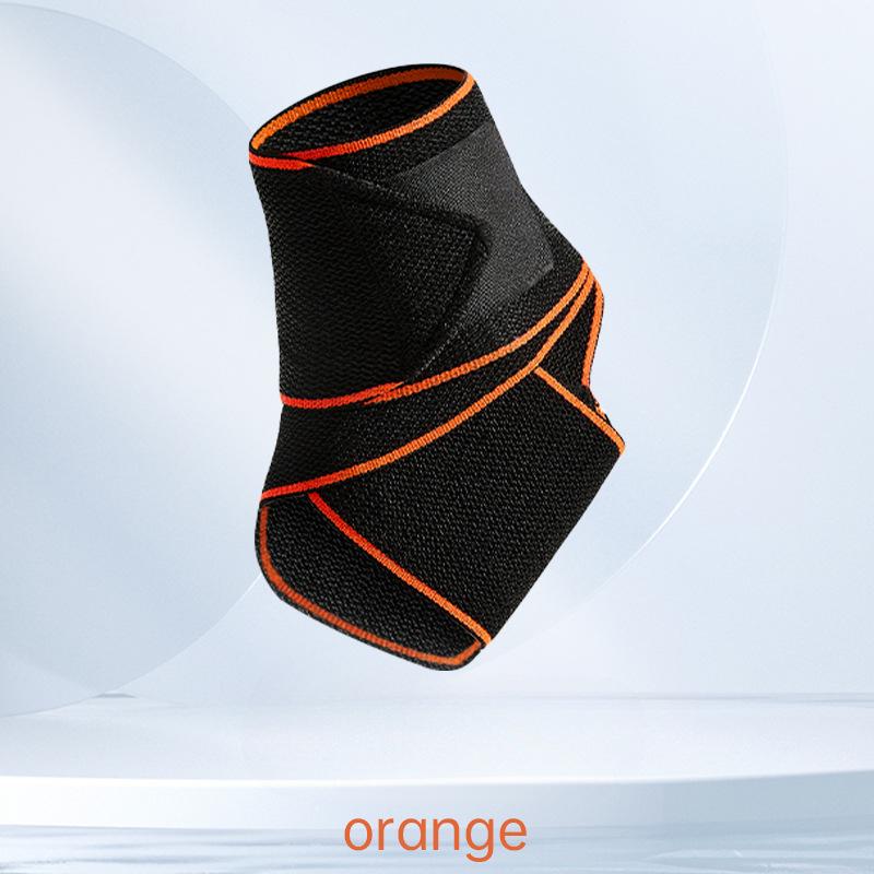 Curea de gleznă unică, anti-alunecare, respirabilă și rezistentă la entorsă, înfășurată în jurul gleznei. Protecție pentru fotbal, alergare, badminton, baschet, pentru picioare.