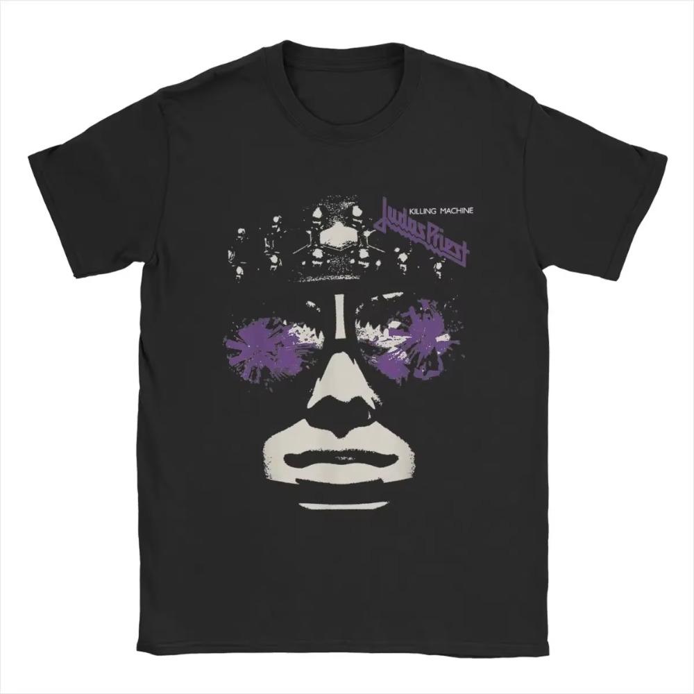 

Мужские футболки Judas Priest Hipster Pure Cotton Tee Shirt Short Sleeve T Shirt Round Gate Clothing Printed S
