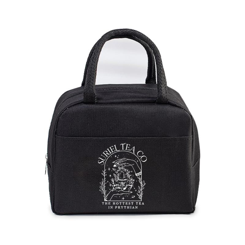 Fourth Wing Thermal Lunch Bag Women Men Office Student Bento Storage Insulation Bags Dragon Rider Fun Lunch Handbag for Kids