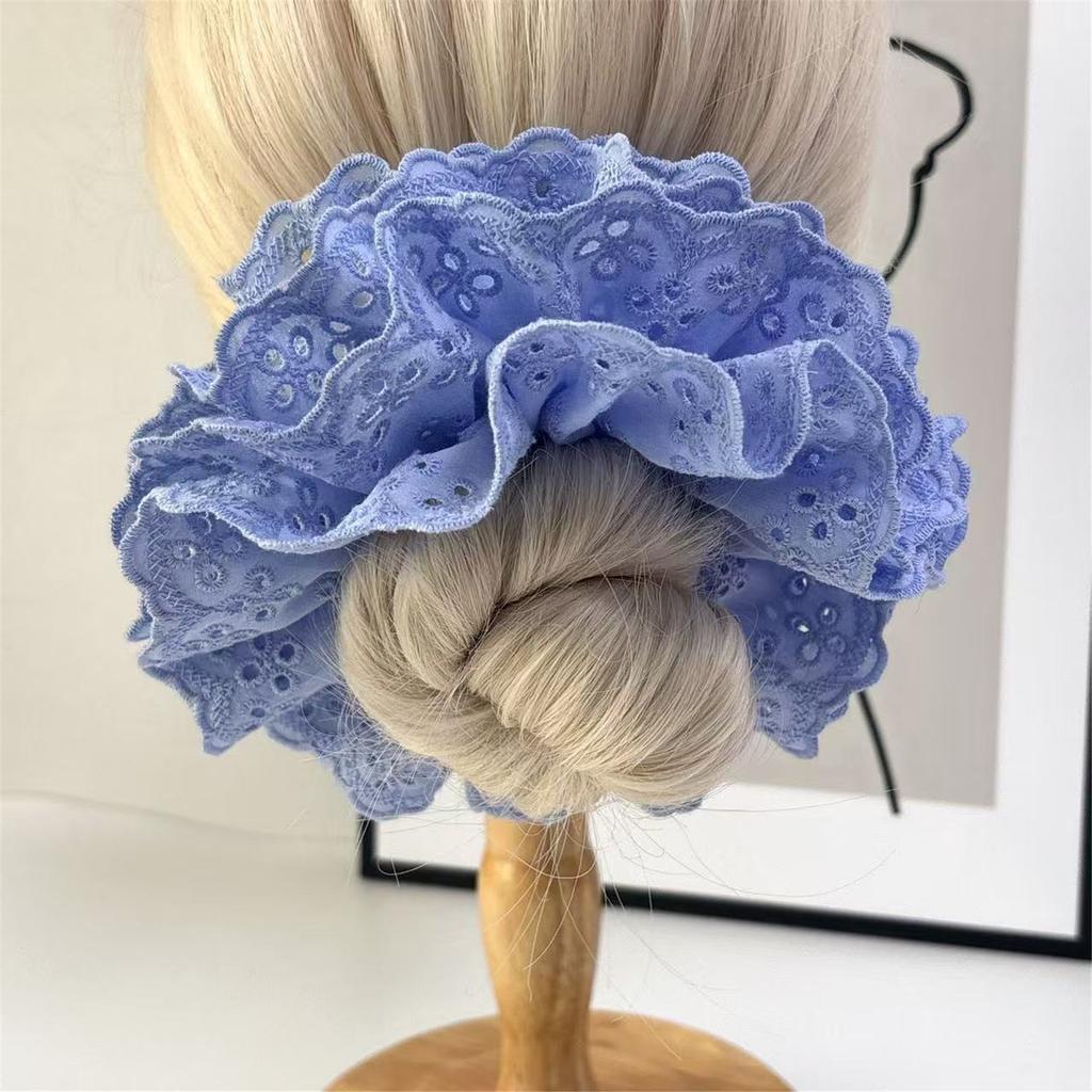 Multi Layer Hair Scrunchies Thick Oversized Hair Scrunchy Elegant Hair Rope Scrunchy Women Ponytail Holder