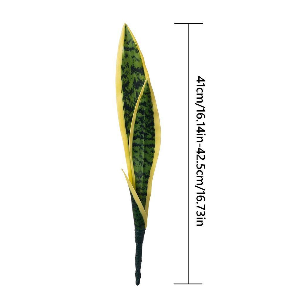 Kreative Grüne Künstliche Schlangenpflanze Foto Requisiten Weiches PVC Simulation Gras Handwerk Orchideen Gras Geschenk