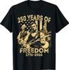 Abraham Lincoln Playing Guitar 4th July 250th Anniversary T-Shirt 2