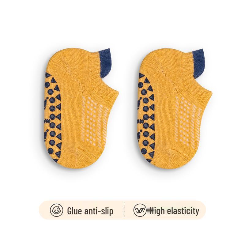 Rutschfeste Kleinkind-Baumwollsocken für Jungen und Mädchen - Frühling & Herbst
