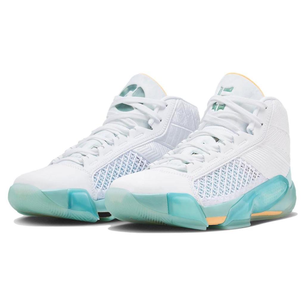 Guo Ailun X Air Jordan 38 PF White Clear Jade Men Sneakers Jade-Ice Sundial FD0585-100