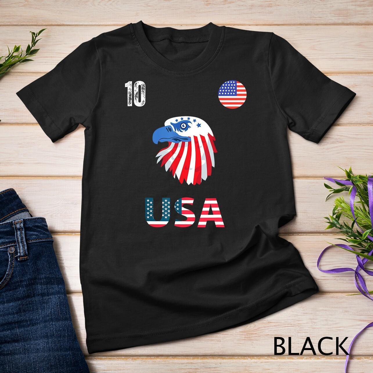 USA Soccer American Football US Soccer Eagle Unisex T-Shirt Mens Womens Tees Top 2XL