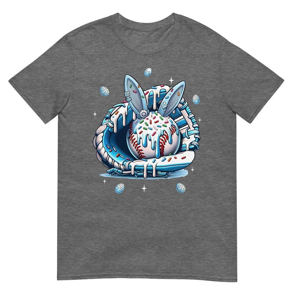Happy Easter Baseball Player Bunny Sports Boys Kids Girls TShirt