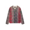Stussy FW23 Autumn Winter Collection Paisley Digital Print V-Neck American Vintage Pullover Sweater Unisex Sweater Multicolor 117209