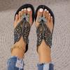 Flat-bottomed Women's Shoes, Beach Flip-flops