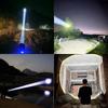 Super Bright LED Flashlights  Rechargeable Long Range Torch 2000m Telescope Zoom Whaterproof Powerful Camping Fishing Lantern