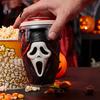 Multipurpose Halloween Decor 3D Printed Scream Can Cup Holder, Ghost Face Drink Creative Gift Holder Figurine, Spooky Desktop Ornament for Holiday